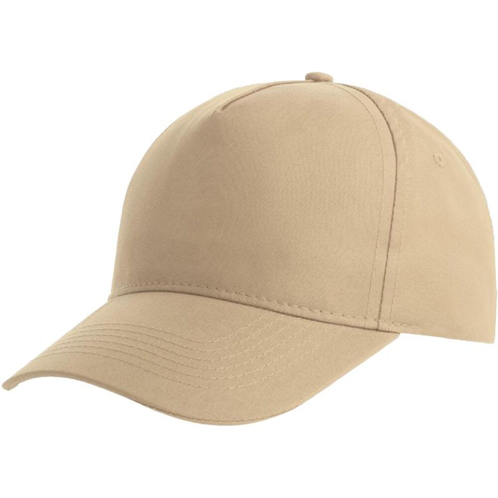 Atlantis Recy Five Recycled Polyester Baseball Cap / Khaki